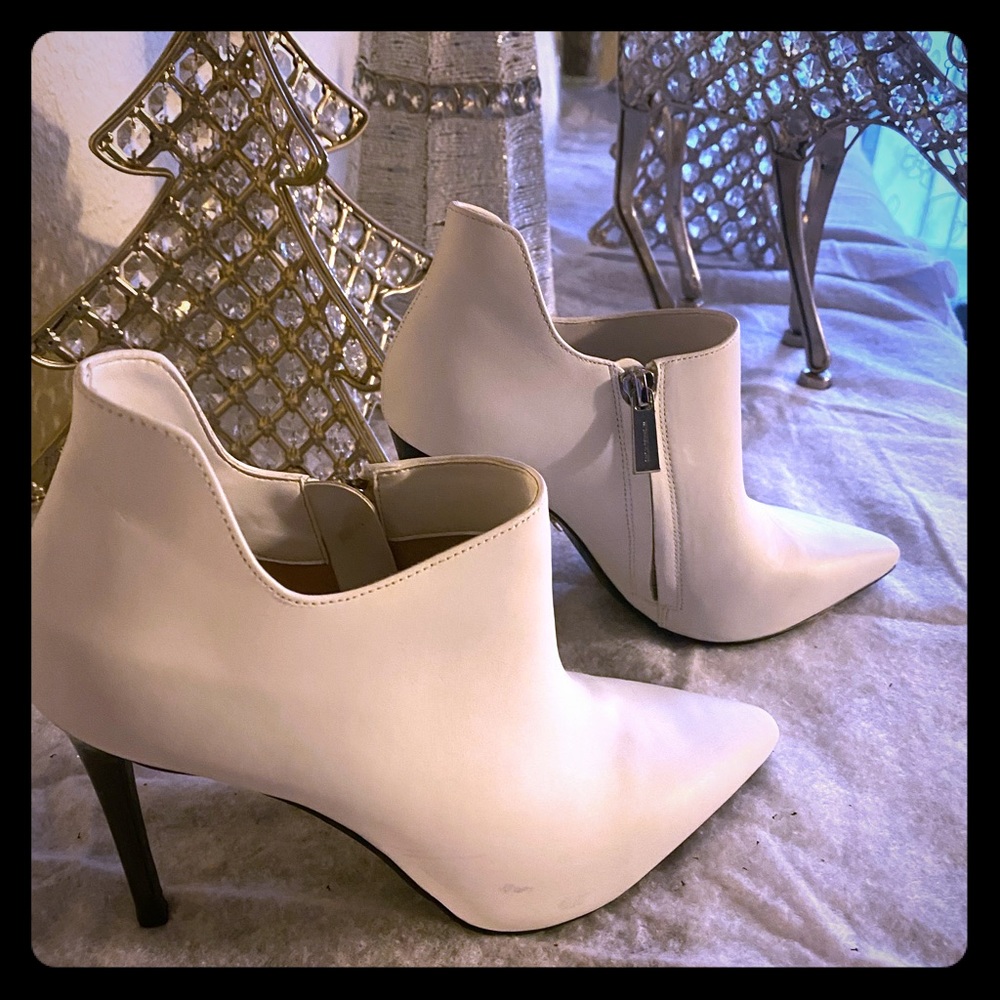 Michael Kors White Ankle Boots-BNWOT.